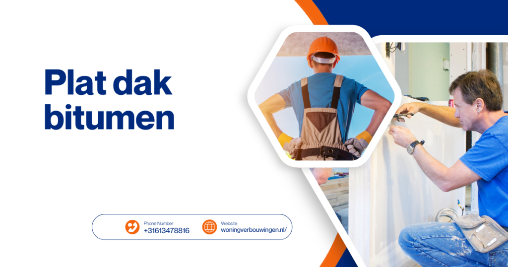 Plat dak bitumen